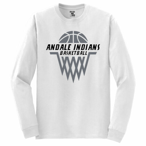 2022 Indians Girls Basketball Long Sleeve Tee - Image 5