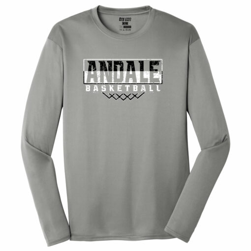 2022 Indians Boys Basketball Performance Long Sleeve Tee - Image 2