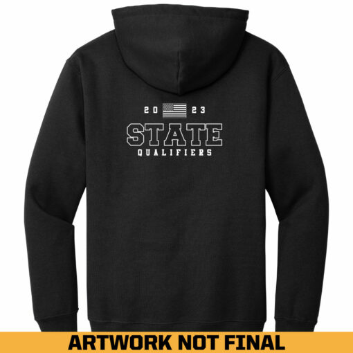 2023 Indians Wrestling State Cotton Hoodie - Image 2