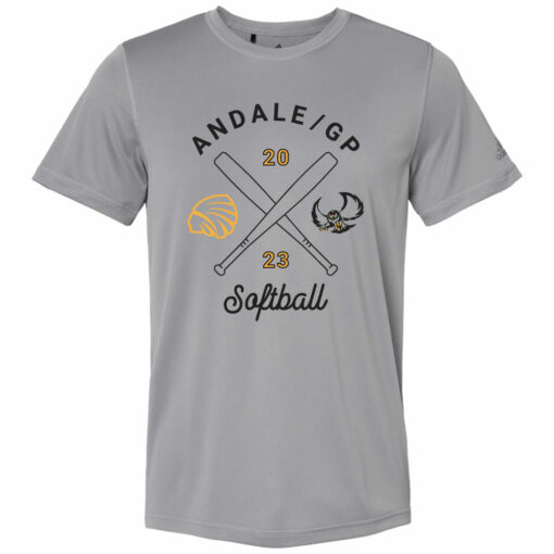 2023 Indians Softball Adidas Performance Tee
