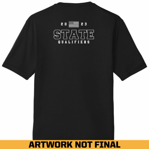 2023 Indians Wrestling State Performance Tee - Image 2