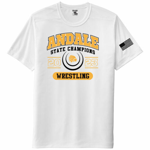 2023 Indians Wrestling State Champs Performance Tee