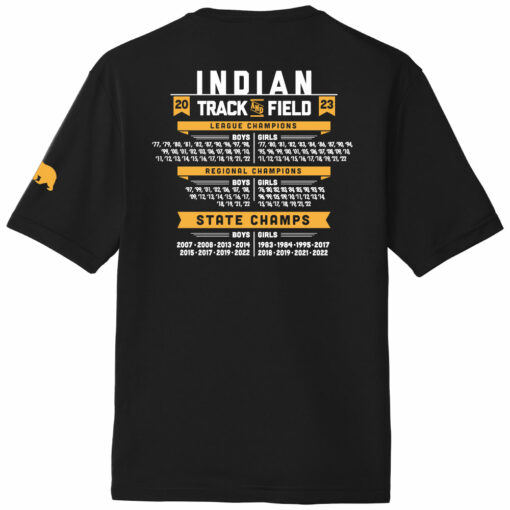 2023 Indians Track Performance Short Sleeve Tee - Image 2