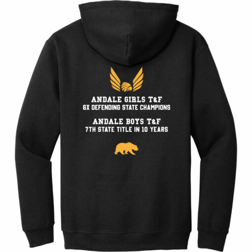 2023 Indians Track State Champs Cotton Hoodie - Image 4