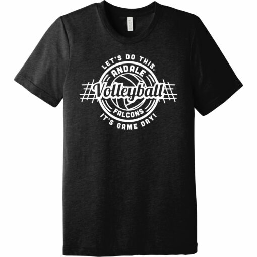 Andale Falcons Volleyball Bella+Canvas Unisex Triblend Tee