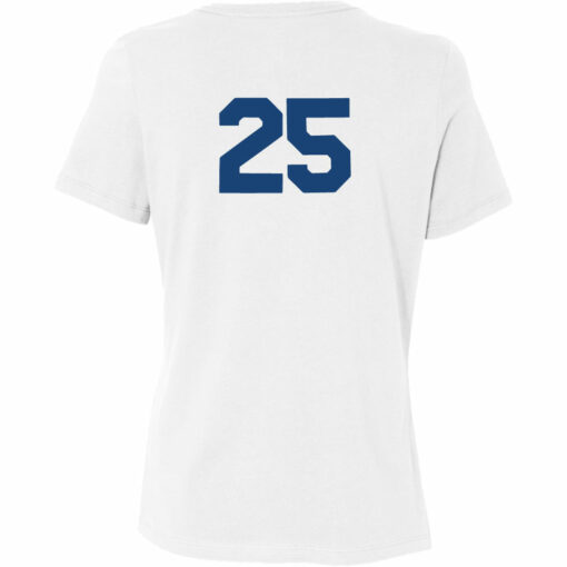Andale Falcons Volleyball GAME DAY Bella+Canvas Ladies Relaxed Jersey Tee - Image 2