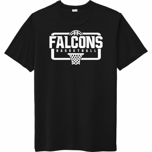 2023 Falcons Basketball Short Sleeve Performance Tee