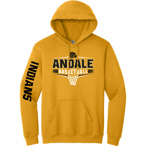 2023 Indians Boys Basketball Hoodie - Image 5