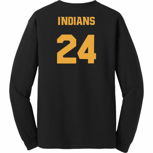 2023 Indians Boys Basketball Long Sleeve Tee - Image 2