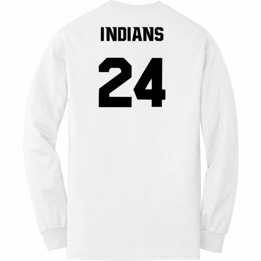 2023 Indians Boys Basketball Long Sleeve Tee - Image 4