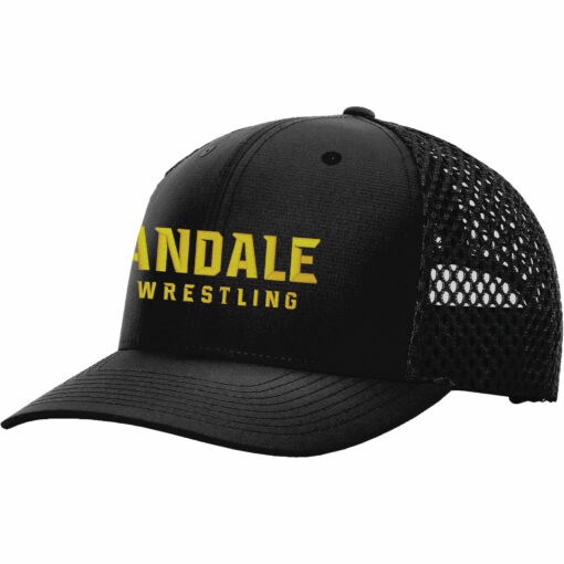 2023 Indians Wrestling Richardson Open Mesh Performance Trucker Hat