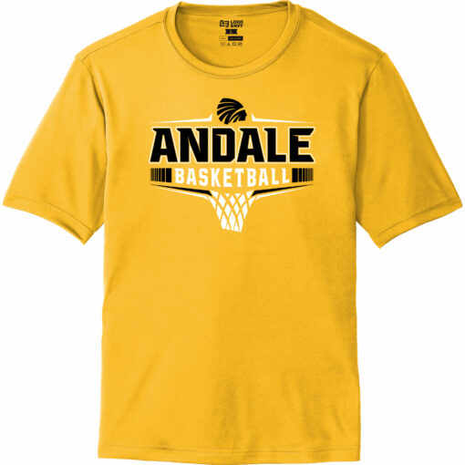 2023 Indians Boys Basketball Short Sleeve Performance Tee - Image 3