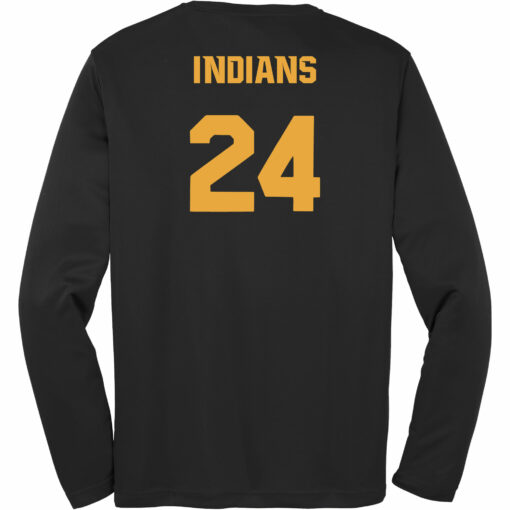 2023 Indians Boys Basketball Long Sleeve Performance Tee - Image 2
