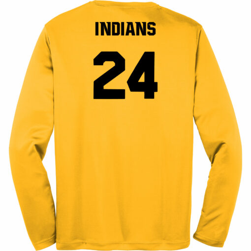 2023 Indians Boys Basketball Long Sleeve Performance Tee - Image 8