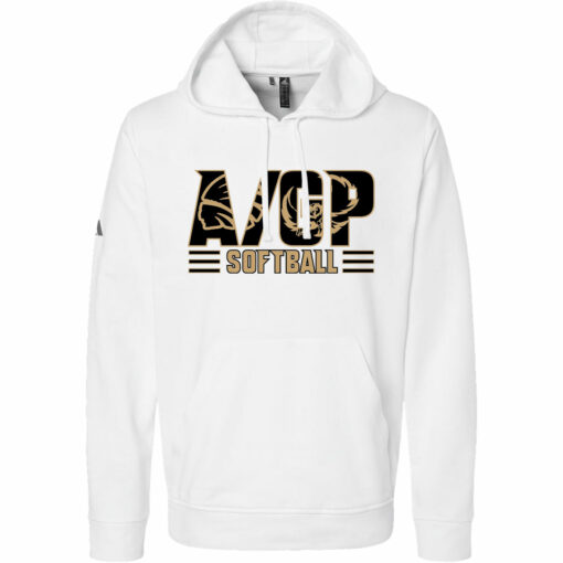 2024 AGP Softball Adidas Fleece Hooded Sweatshirt - Image 4