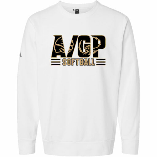 2024 AGP Softball Adidas Fleece Crewneck Sweatshirt - Image 4