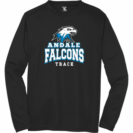 2024 Falcons Track Performance Long Sleeve Tee