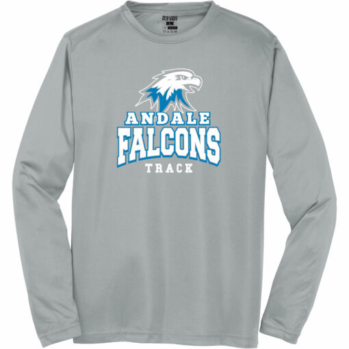 2024 Falcons Track Performance Long Sleeve Tee - Image 2