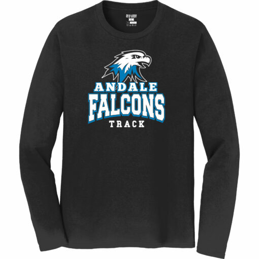 2024 Falcons Track Combed Cotton Long Sleeve Tee