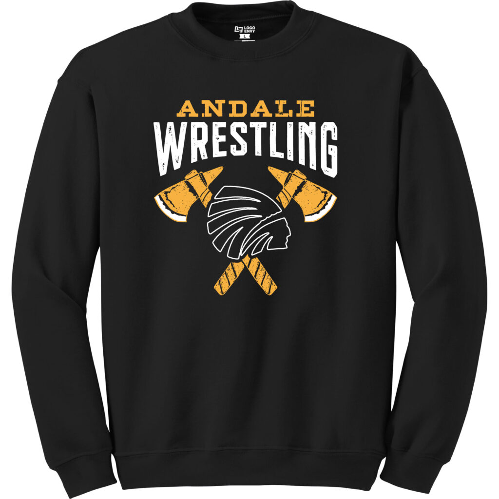 2024 Indians Wrestling Sweatshirt – Andale Sports Store